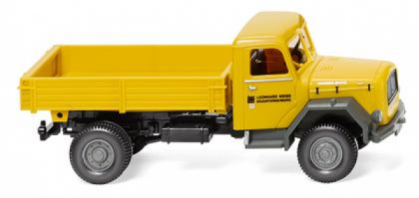 Wiking 042497 Magirus Eckhauber 2-achs Pritschenkipper 1962 - 1968 "Leonhard Weiss" 1:87 Spur H0