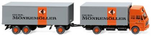 Wiking 045901 MB 1638 Hochdach Kofferhängerzug 1973 - 1980 "Mönkemöller" 1:87 Spur HO