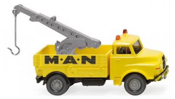 Wiking 063406 MAN Hauber 2-achs Abschleppwagen 1969 - 1994 "MAN Service" 1:87 Spur H0