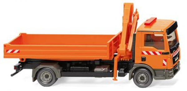 Wiking 067505 MAN TGL Euro 6 2-achs Pritschen-LKW mit Ladekran Kommunal 1:87 Spur H0