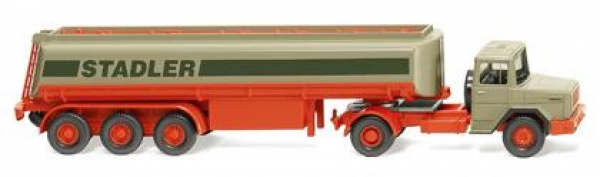Wiking 078006 Magirus Deutz Hauber Tanksattelzug 1970 - 1978 "Stadler" 1:87 Spur H0