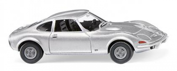 Wiking 080410 Opel GT 1968 - 1973 silbermet. 1:87 Spur H0