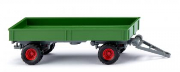 Wiking 087906 landwirtschaftlicher 2-achs Anhänger 1968 - 1982 grün 1:87 Spur H0