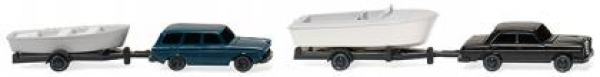 Wiking 092139 zwei Bootsgespanne 1969 - 1971 1:160 Spur N