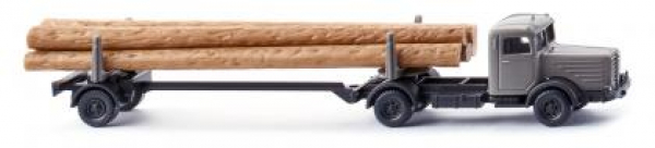 Wiking 094703 Büssing 8000 Langholztransporter 1950 - 1956 steingrau 1:160 Spur N