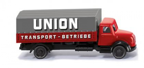 Wiking 094906 Magirus Hauber 2-achs Pritsche-/Planen-LKW 1958 - 1967 "Union Transport" 1:160 Spur N
