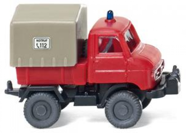 Wiking 097202 MB Unimog 411 1960 Pritsche/Plane Feuerwehr 1:160 Spur N