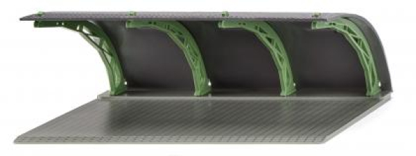 Wiking 115003 Parkhalle 1952 - 1966 betongrau 1:87 Spur H0