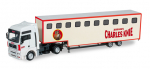Herpa 303668 MAN TGA XXL Jumbokoffersattelzug "Charles Knie" 1:87 HO