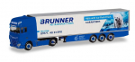 Herpa 310055 DAF XF SSC Euro 6 Kühlkoffersattelzug "Spedition Brunner" 1:87 Spur HO
