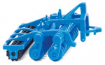 Wiking 037820 Lemken Heliodor 9 Kurzscheibenegge blau 1:87 Spur H0