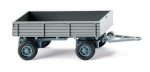 Wiking 040002 2-achs LKW-Anhänger 1956 - 1968 alpenblau 1:87 Spur H0