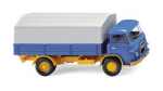 Wiking 041102 MAN 415 2-achs Pritsche-/Planen-LKW 1960 - 1967 blau/melonengelb 1:87 Spur H0