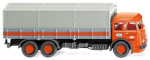 Wiking 047903 Büssing 12.000 3-achs Pritsche-/Planen-LKW 1951 "Fehrenkötter" 1:87 HO