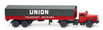 Wiking 051406 Henschel Hauber 1950 - 1955 Pritsche-/Planensattelzug "Union Transport" 1:87 Spur H0