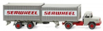 Wiking 052402 Magirus Deutz Hauber Containersattelzug 1970 - 1974 "Seawheel" 1:87 Spur H0