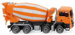 Wiking 068148 MAN TGS Euro 6 4-achs Liebherr Fahrmischer orange 1:87 HO