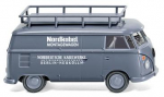 Wiking 079715 VW T1b Kastenwagen 1963 mit Dachgepäckträger "Nordkabel" 1:87 Spur HO