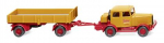 Wiking 085048 Hanomag ST 100 Straßenschlepper mit 2-achs Pritschenanhänger 1946 - 1952 "Bölling" 1:87 Spur H0