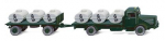 Wiking 085602 Büssing 8000 Behelfstankhängerzug 1950 - 1956 "Bolle" 1:87 Spur H0