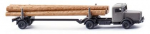 Wiking 094703 Büssing 8000 Langholztransporter 1950 - 1956 steingrau 1:160 Spur N