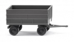 Wiking 095638 landwirtschaftlicher 2-achs Anhänger basaltgrau 1:160 Spur N