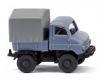 Wiking 097205 MB Unimog U411 Pritsche/Plane 1956 - 1966 taubenblau 1:160 Spur N