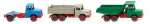 Wiking 099099 3-teiliges Set "Magirus Baubullen" 1:87 Spur H0